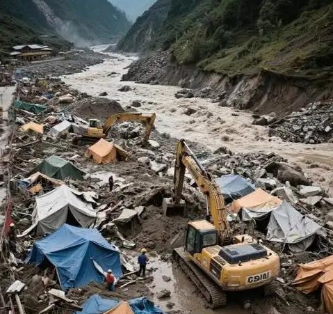 吉隆口岸导游称听到轰隆声以为雪崩 生死一线的临时决定