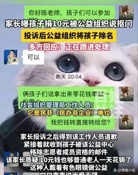 官方回应孩子献爱心公益组织嫌少 善心不应被金额衡量