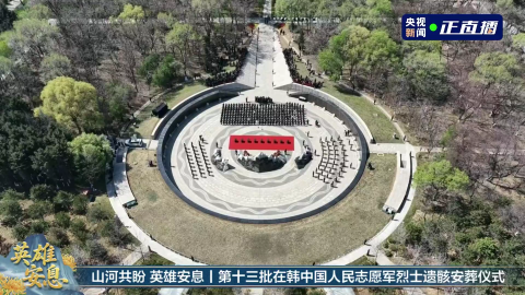 英雄安息！12响最高鸣枪礼节致敬志愿军烈士