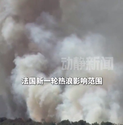 法国高温警报范围扩大 山火过火面积达7800公顷