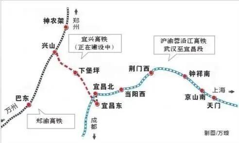 宜兴高铁即将通车武汉4小时到重庆 高铁网络再升级