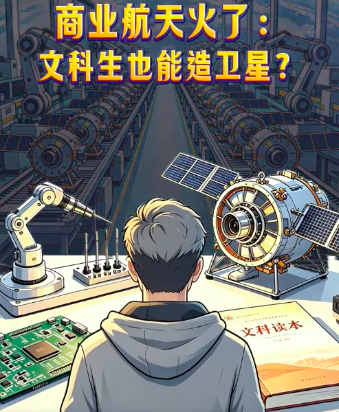 文科生也能造卫星 文科生扎堆涌入卫星工厂
