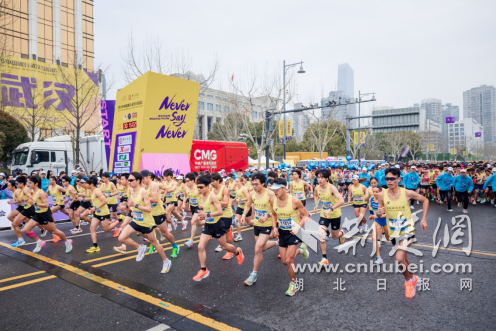 中国石化携“江豚”伴跑“汉马”助力全民健身