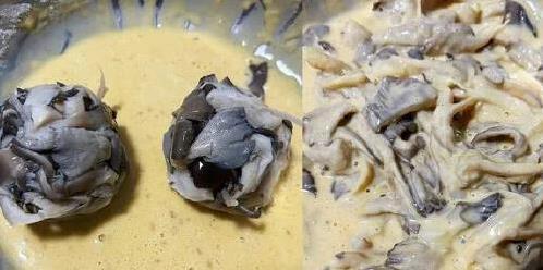 孩子抢着吃炸蘑菇，面糊配方有讲究，3招做出外酥里嫩