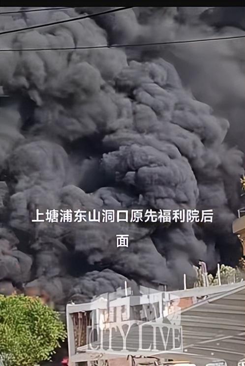 浙江永嘉一垃圾场起火 黑烟冲天 形似“蘑菇云”引发关注