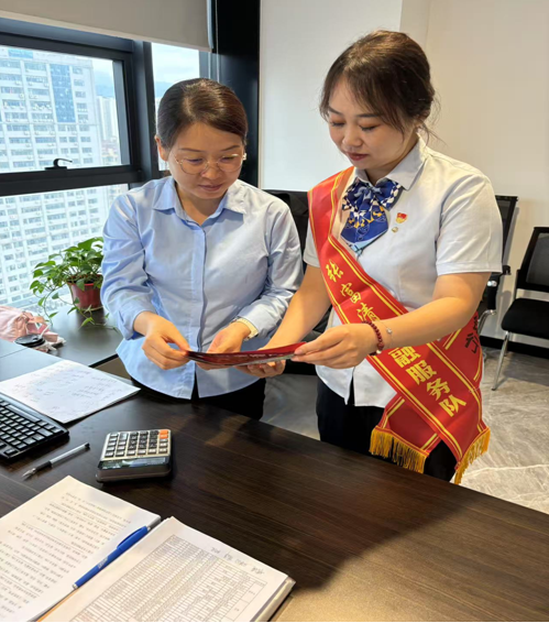 建行宝鸡河滨支行走进企业开展反诈知识宣传