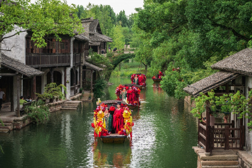 濮院前锋古镇夏季行径“挑战古东谈主100天——随着微短剧游濮院”启动