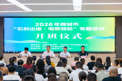 湖北麻城“石材出海 电商领航”专题培训 聚力转型拓市海外