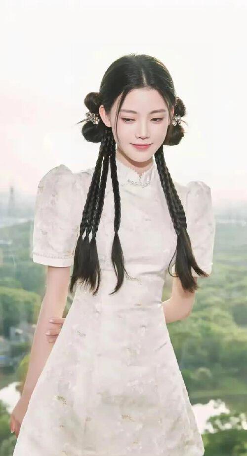 孙珍妮：月貌花容春意浓，柳条细腰舞动时，魅力洒满，永恒流传
