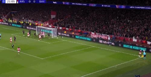 阿森纳3-1领跑五连胜 拜仁不败被打破 欧冠赛场显神威