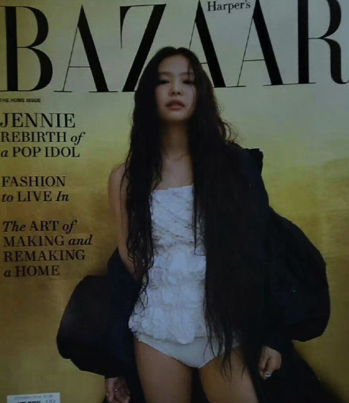 JENNIE美版芭莎十月刊封面提前释出