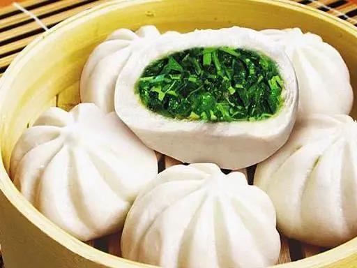 蒸熟后的包子，想保持馅中青菜的绿色，该怎么做？