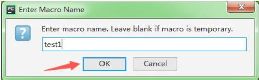 pycharm怎么录制宏