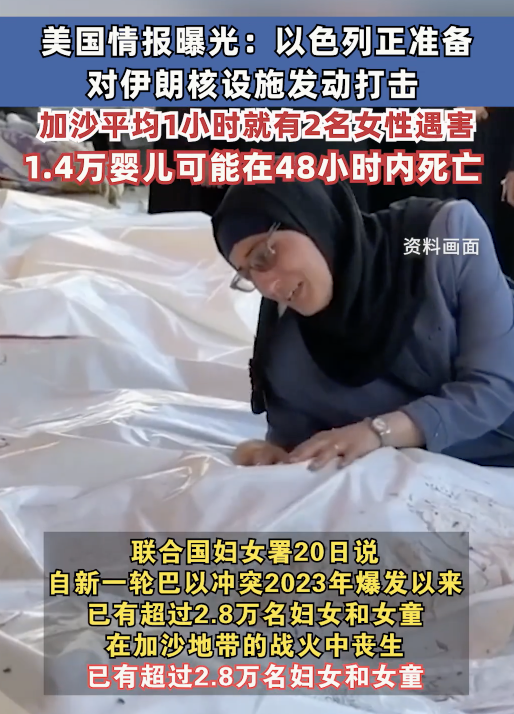 加沙平均1小时就有2名女性遇害