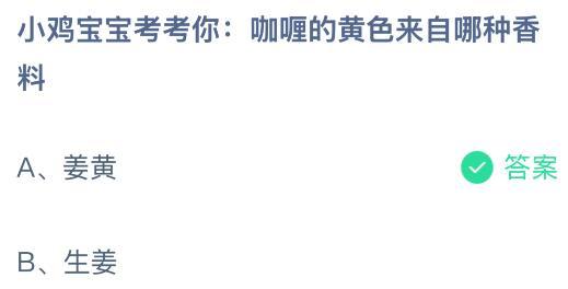 咖喱的黄色来自哪种香料 姜黄揭秘