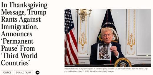 “永久暂停移民”再次“撕裂”美国社会