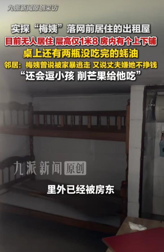 邻居：知道梅姨真实身份感觉错过100万 曾帮看孩子给芒果
