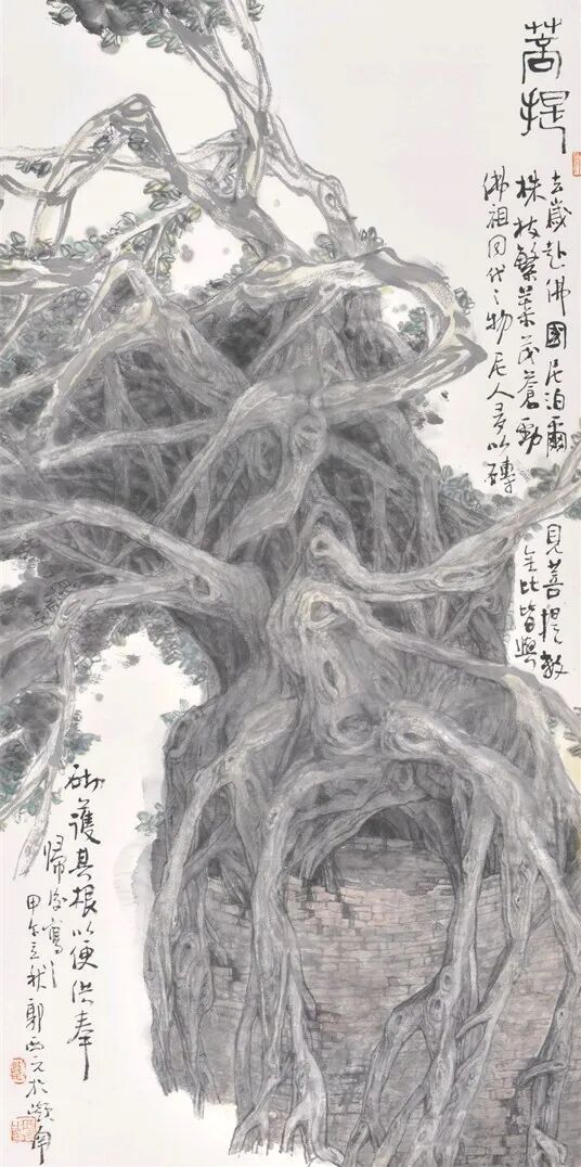 自圣地归来，于古根处见真意——品味郭西元的《菩提》
