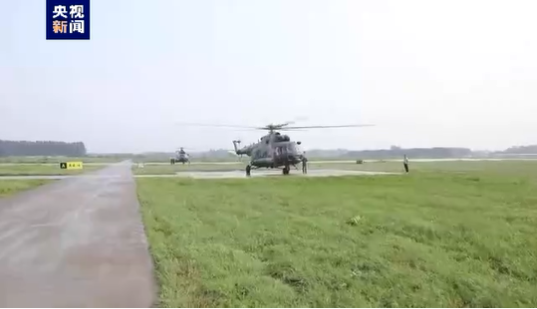 8架陆航直升机赶赴北京！分赴门头沟房山两地开展救援工作