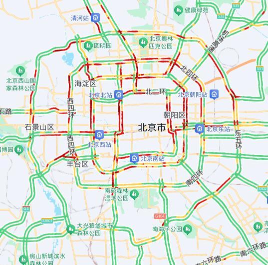 北京明天白天小到中雨转阴，最高气温22℃ 降雨影响交通出行