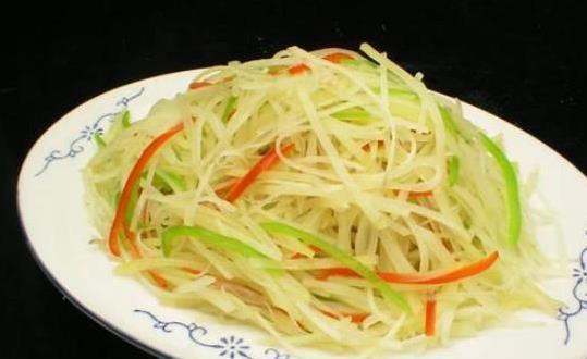 土豆丝炒不好全因这一步，学会放醋秘诀，3分钟出锅超美味