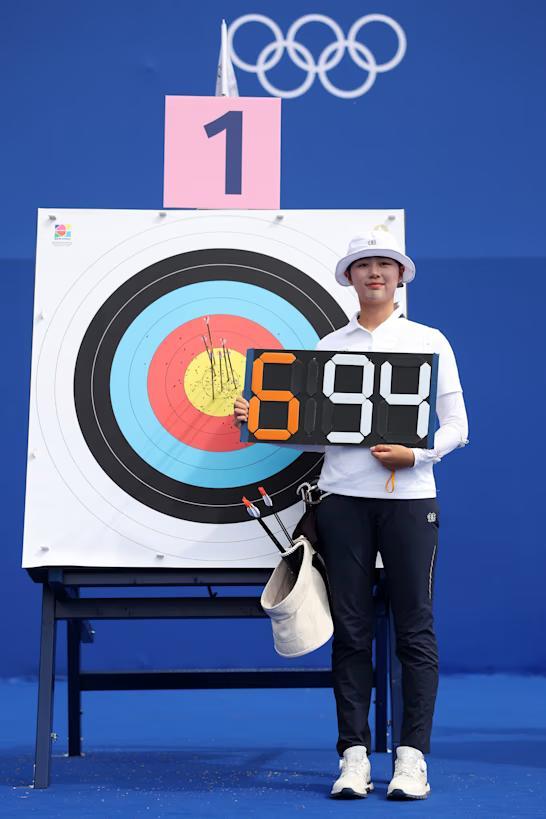 韩国选手在射箭排名赛上破世界纪录