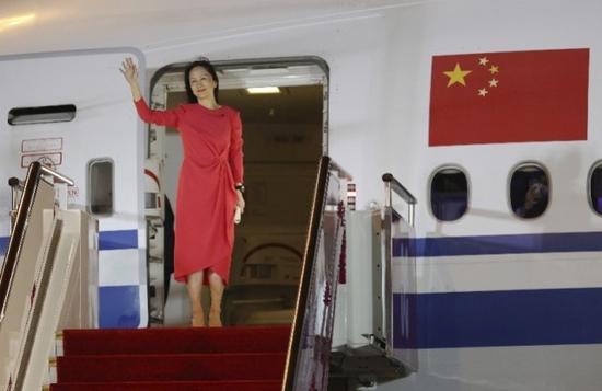 孟晚舟被加拿大无理拘押归国后首次公开亮相 将出席相关业绩说明活动