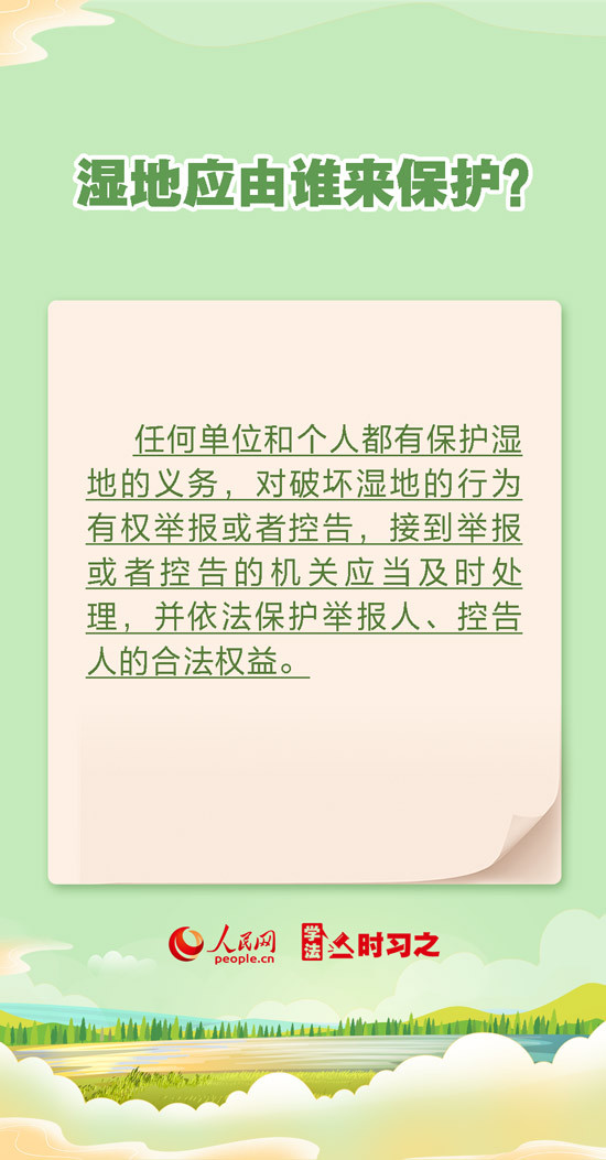 如何守护“地球之肾”？湿地保护法这样规定