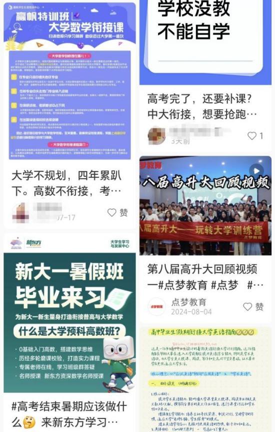 高考結束一周就進“高大銜接班”，準大學生的暑假焦慮從何而來？ 自由假期變“第三學期”