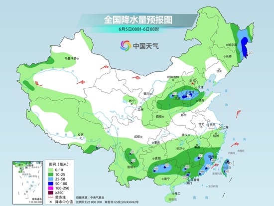 东北华北等地雷雨天气 南方6日起将再迎新一轮降雨