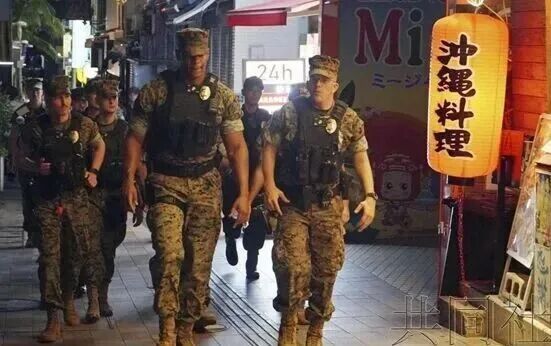 琉球群岛发生:美军单独上街,日本怎么办?
