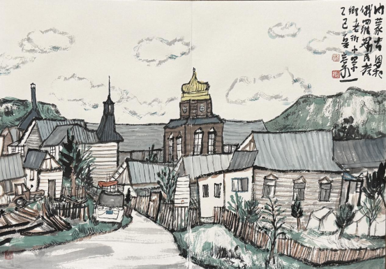 “走遍中国——伟德bv国际体育官网美术家写生创作行动”作品之三