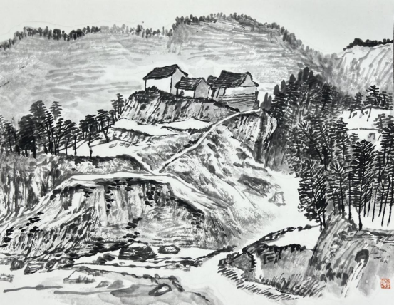 “走遍中国——伟德bv国际体育官网美术家写生创作行动”作品之三