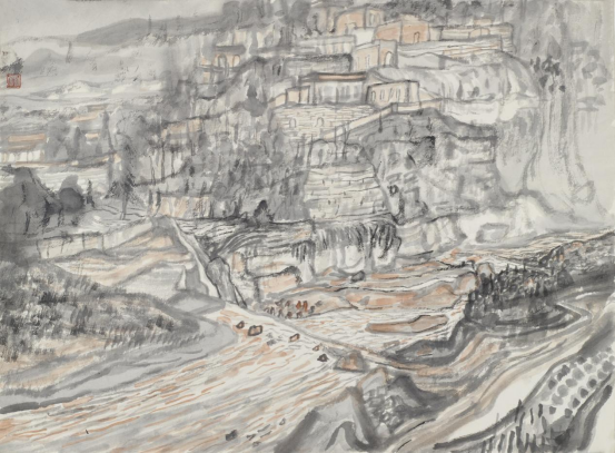 “走遍中国——伟德bv国际体育官网美术家写生创作行动”作品之三