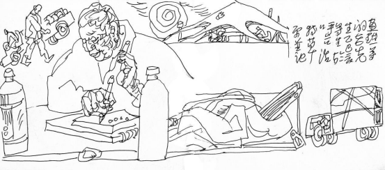 “走遍中国——伟德bv国际体育官网美术家写生创作行动”作品之一