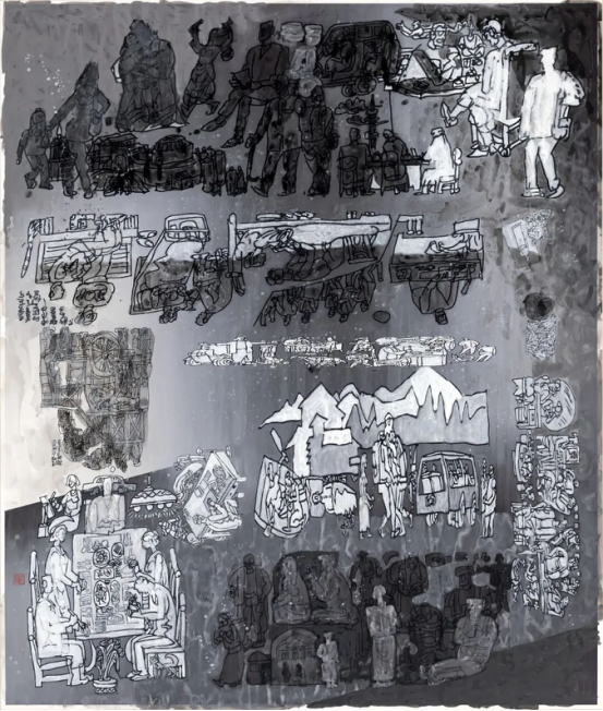 丝绸之路——杨晓阳丝路四十年美术创作暨文献展（新疆站）在新疆美术馆开幕