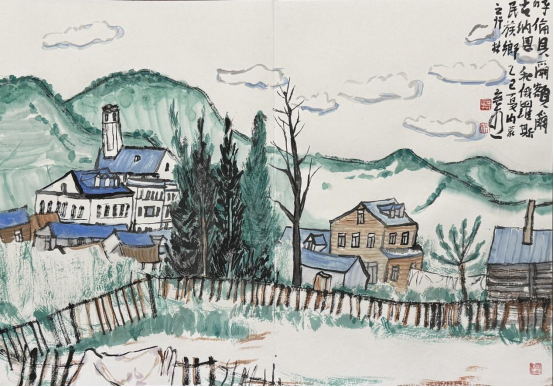 “走遍中国——伟德bv国际体育官网美术家写生创作行动”作品之三