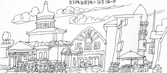 “走遍中国——伟德bv国际体育官网美术家写生创作行动”作品之一