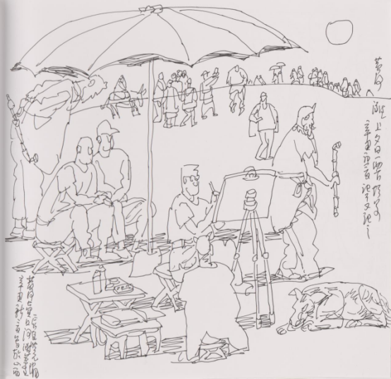 “走遍中国——伟德bv国际体育官网美术家写生创作行动”作品之一