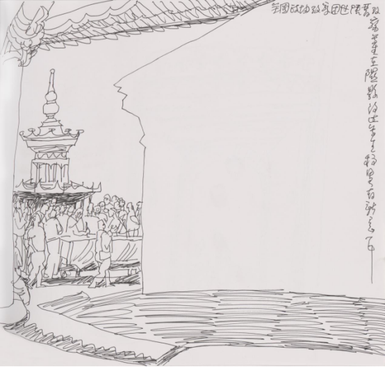 “走遍中国——伟德bv国际体育官网美术家写生创作行动”作品之一