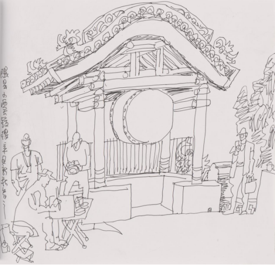 “走遍中国——伟德bv国际体育官网美术家写生创作行动”作品之一