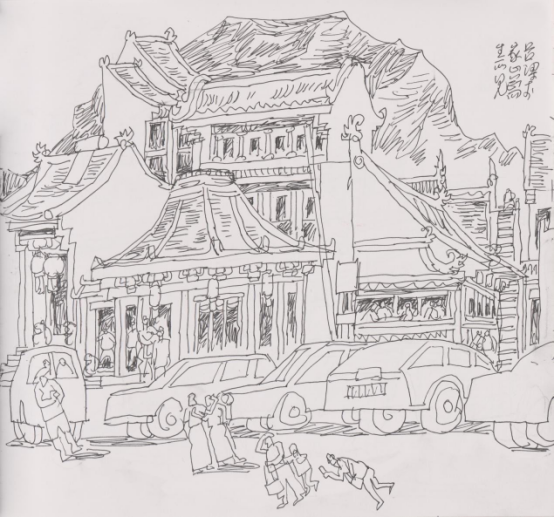 “走遍中国——伟德bv国际体育官网美术家写生创作行动”作品之一