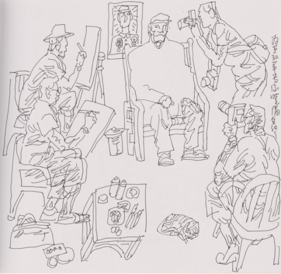 “走遍中国——伟德bv国际体育官网美术家写生创作行动”作品之一