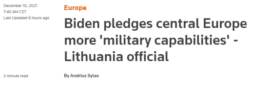 得寸进尺！立陶宛总统呼吁美国在立部署永久性部队