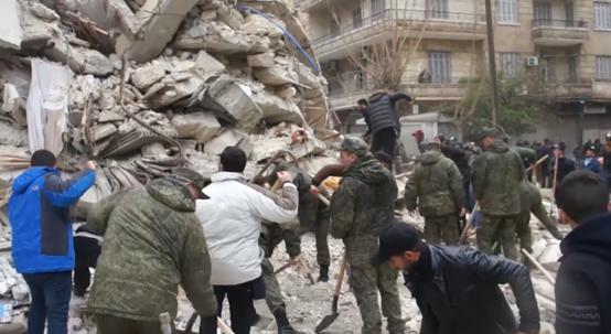俄防长绍伊古作出指示 300名驻叙俄军在当地抢险救灾