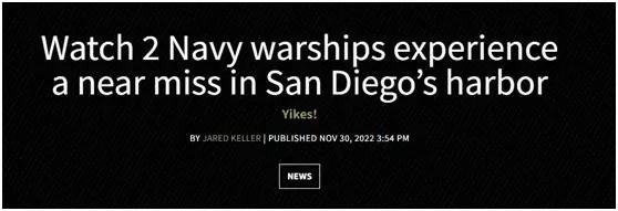 不只是航母起火，美国海军“一日两惊”