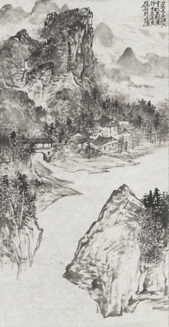 【DeepSeek谈艺】徐恒·山水画 | 山河入墨皆成韵，意趣随心自成章