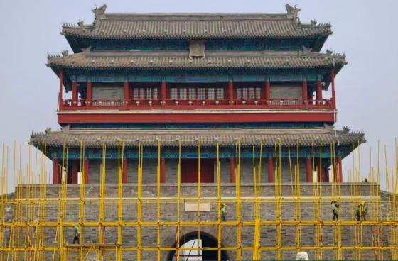 永定门城楼迎来首次系统性修缮 恢复历史原貌