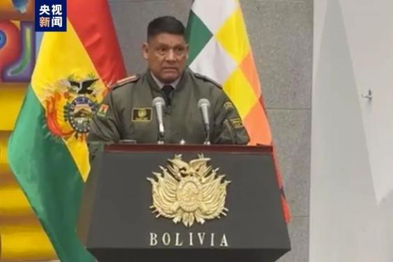 玻利维亚总统与政变者对峙现场 军队介入政变危机