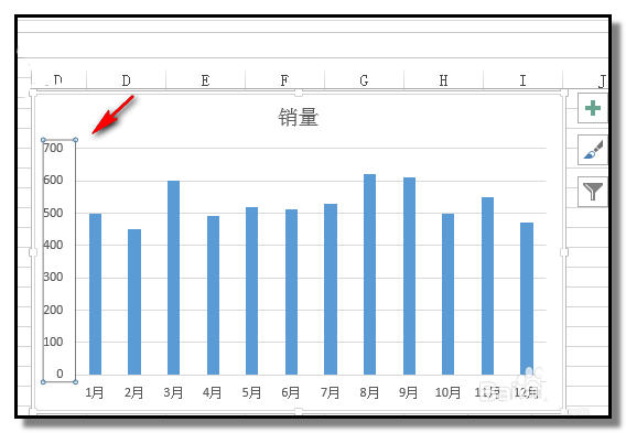 excel表格中怎么移动坐标轴